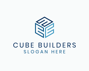 Cube Hexagon Tech Letter C logo design