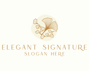 Elegant Floral Boutique logo design