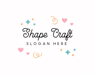 Cute Doodle Shapes logo design