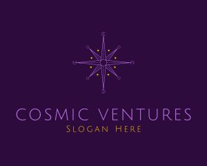 Astrology Cosmic Compass logo design