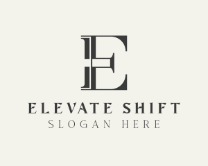 Investor Corporate Firm Letter E logo design