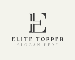 Investor Corporate Firm Letter E logo design