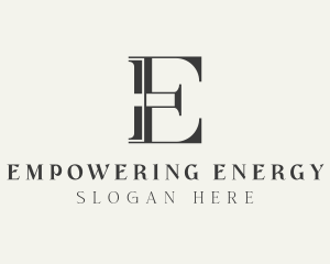 Investor Corporate Firm Letter E logo design