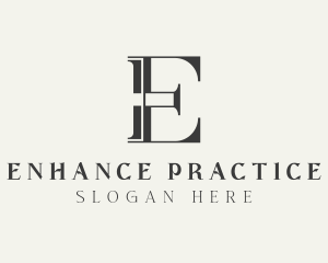 Investor Corporate Firm Letter E logo design