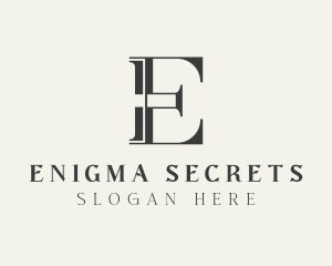 Investor Corporate Firm Letter E logo design