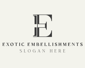 Investor Corporate Firm Letter E logo design