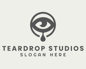 Eye Teardrop Cry logo design