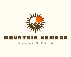 Mountain Range Travel logo design