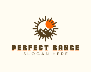 Mountain Range Travel logo design