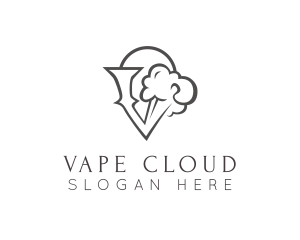 Steam Cloud Vape logo design