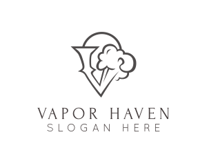 Steam Cloud Vape logo design