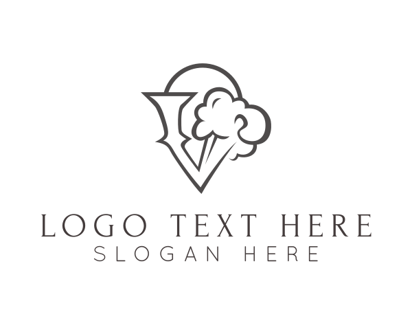 Steam logo example 4