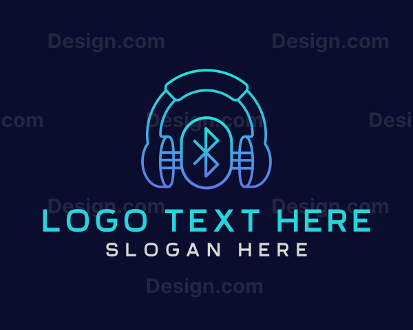 Bluetooth Music Headphones Logo