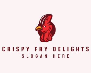 Rooster Turkey Head logo design