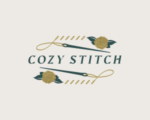 Needle Thread Stitch logo design