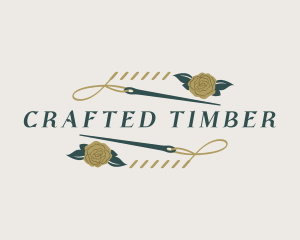 Needle Thread Stitch logo design