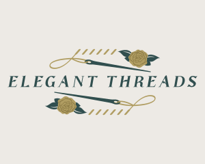 Needle Thread Stitch logo design