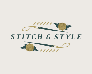 Needle Thread Stitch logo design