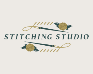 Needle Thread Stitch logo design