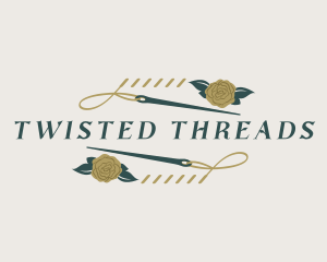 Needle Thread Stitch logo design