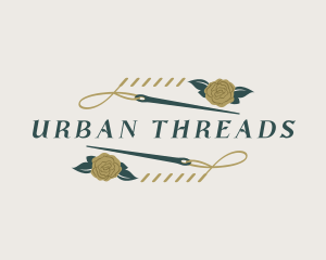 Needle Thread Stitch logo design