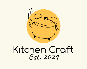 Kitchen Pot Alarm logo design