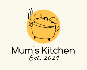 Kitchen Pot Alarm logo design