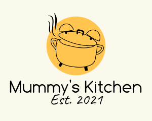 Kitchen Pot Alarm logo design