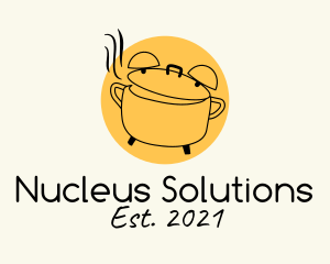 Kitchen Pot Alarm logo design