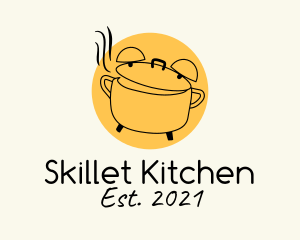 Kitchen Pot Alarm logo design