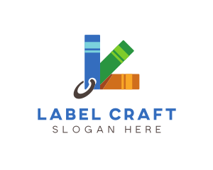 Book Label Tags logo design