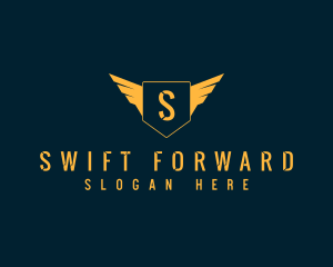 Wing Shield Forwarding Logistics logo design