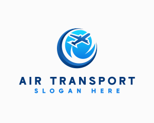 Travel Logistics Airplane logo design