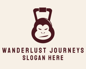 Angry Ape Kettlebell  logo design