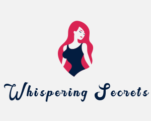 Female Adult Bikini logo design