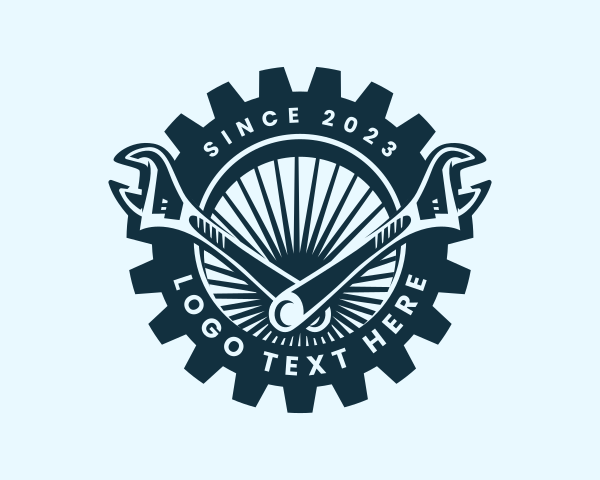 Wrench logo example 3