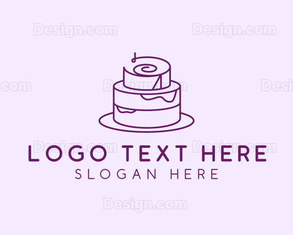 Cake Pastry Dessert Logo