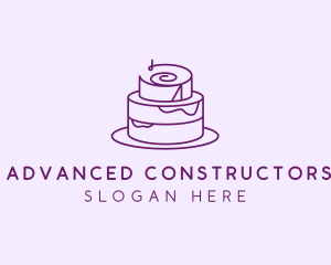 Cake Pastry Dessert logo design