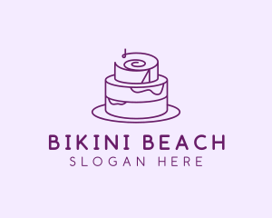 Cake Pastry Dessert logo design