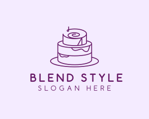 Cake Pastry Dessert logo design