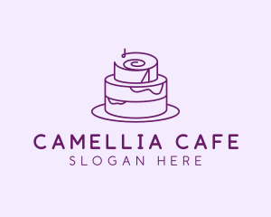 Cake Pastry Dessert logo design