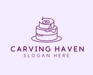 Cake Pastry Dessert logo design