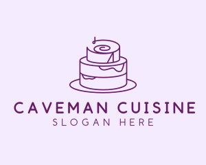 Cake Pastry Dessert logo design