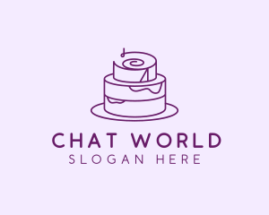 Cake Pastry Dessert logo design