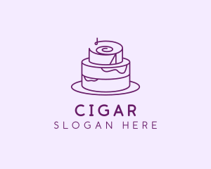 Cake Pastry Dessert logo design