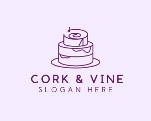 Cake Pastry Dessert logo design