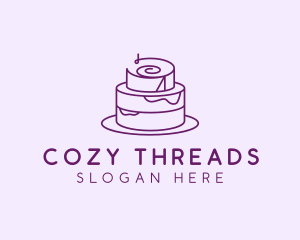 Cake Pastry Dessert logo design