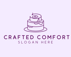 Cake Pastry Dessert logo design