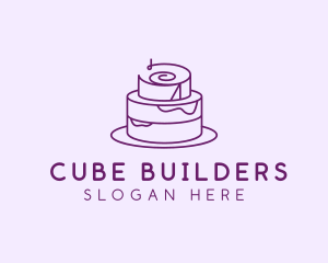 Cake Pastry Dessert logo design