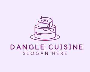 Cake Pastry Dessert logo design